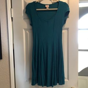 Teal Casual Dress